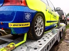 4x HI VIS - CAR TRAILER Over