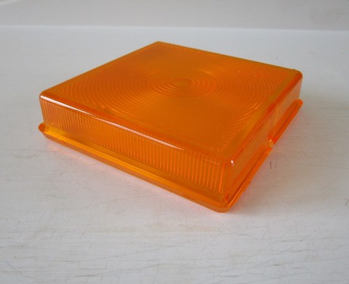 Square amber indicator - amber,